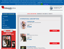 Tablet Screenshot of abbonationline.com